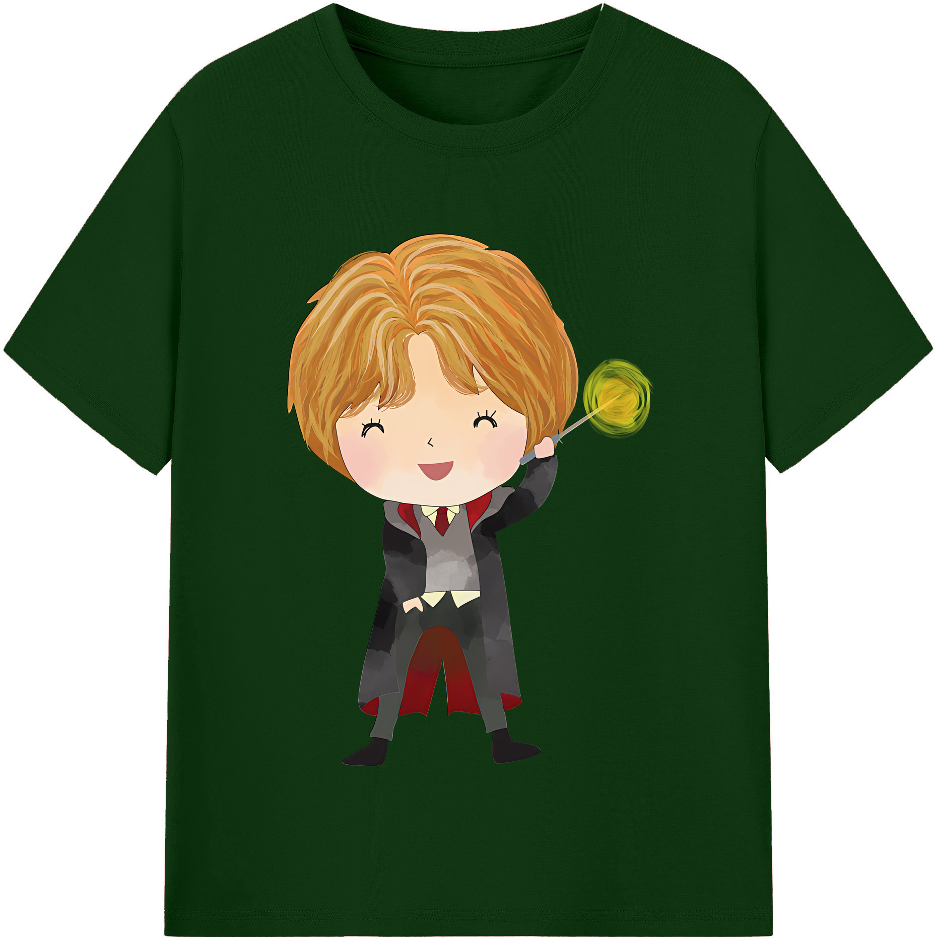 （画像用） Harry Potter ハリー・ポッターシリーズ 綿100％半袖Tシャツ（フロントプリント）
